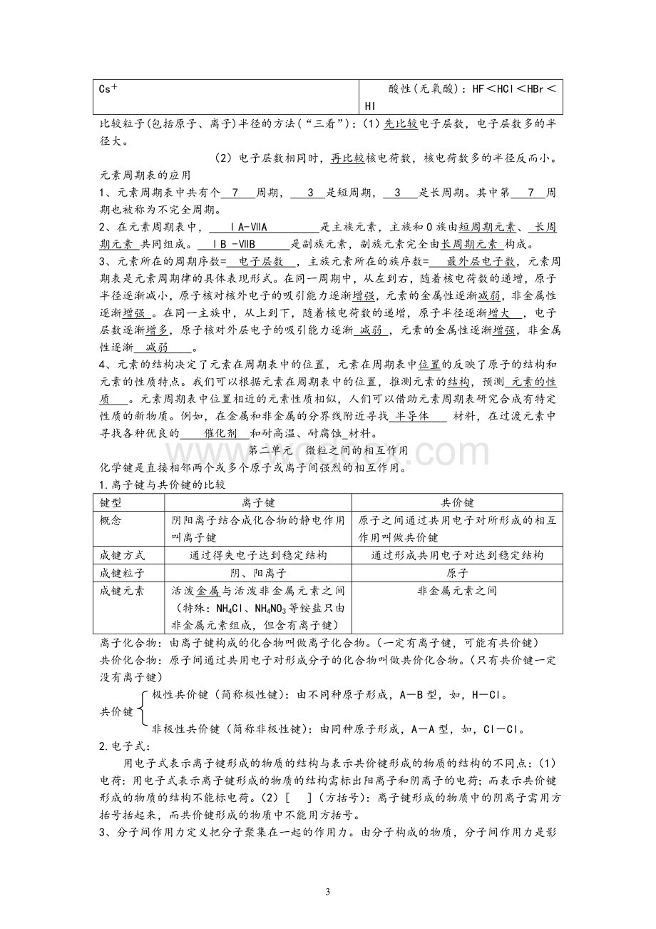 高一化学必修二知识点总结.doc_第3页