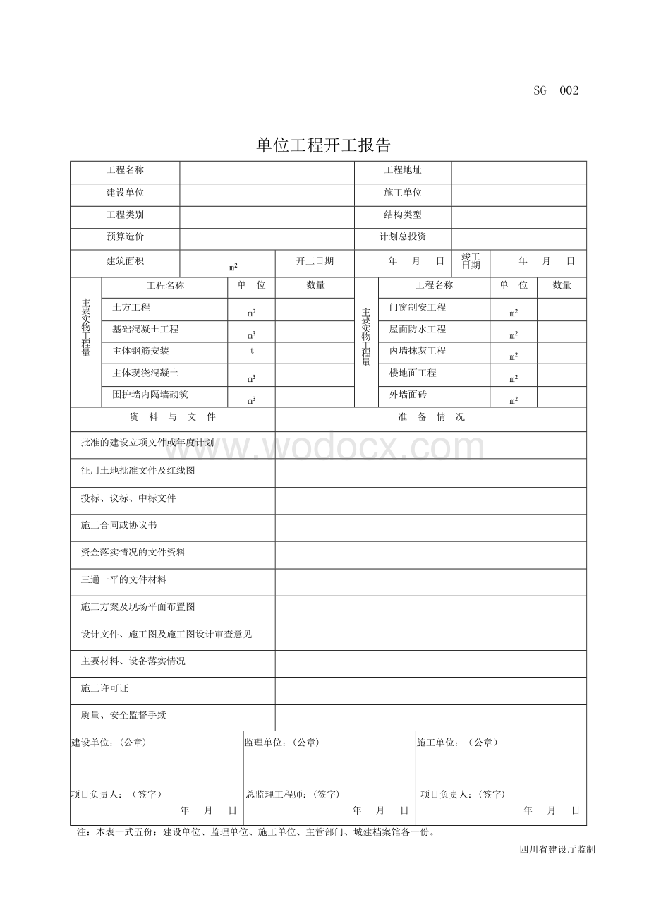 四川省建筑工程资料表格.doc_第2页