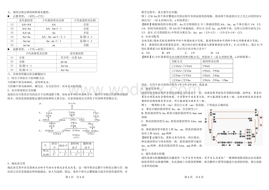 高中生物必修二第一章知识点总结.doc_第2页