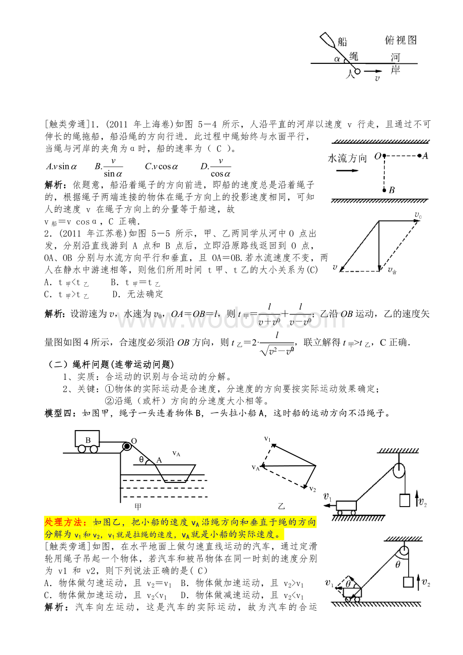 高中物理必修二知识点总结(人教版).doc_第2页