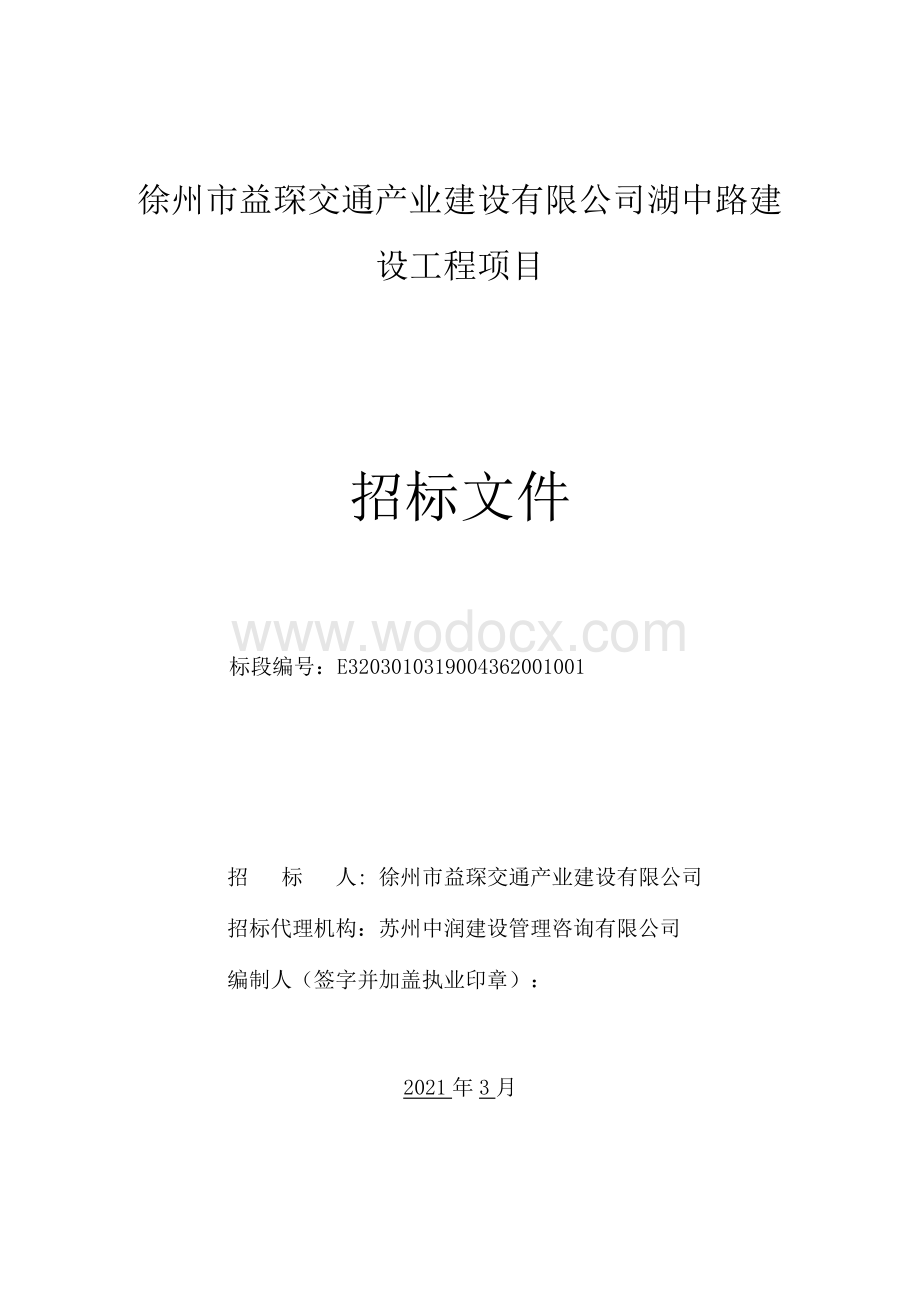 湖中路建设工程项目招标文件.pdf_第2页