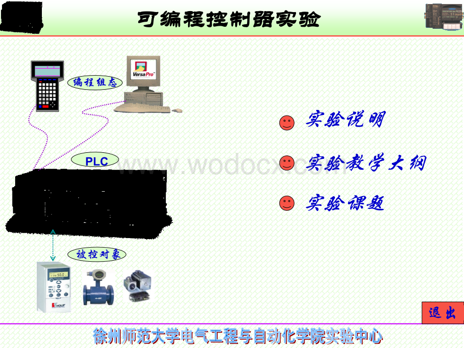 PLC可编程控制器实验.ppt_第1页