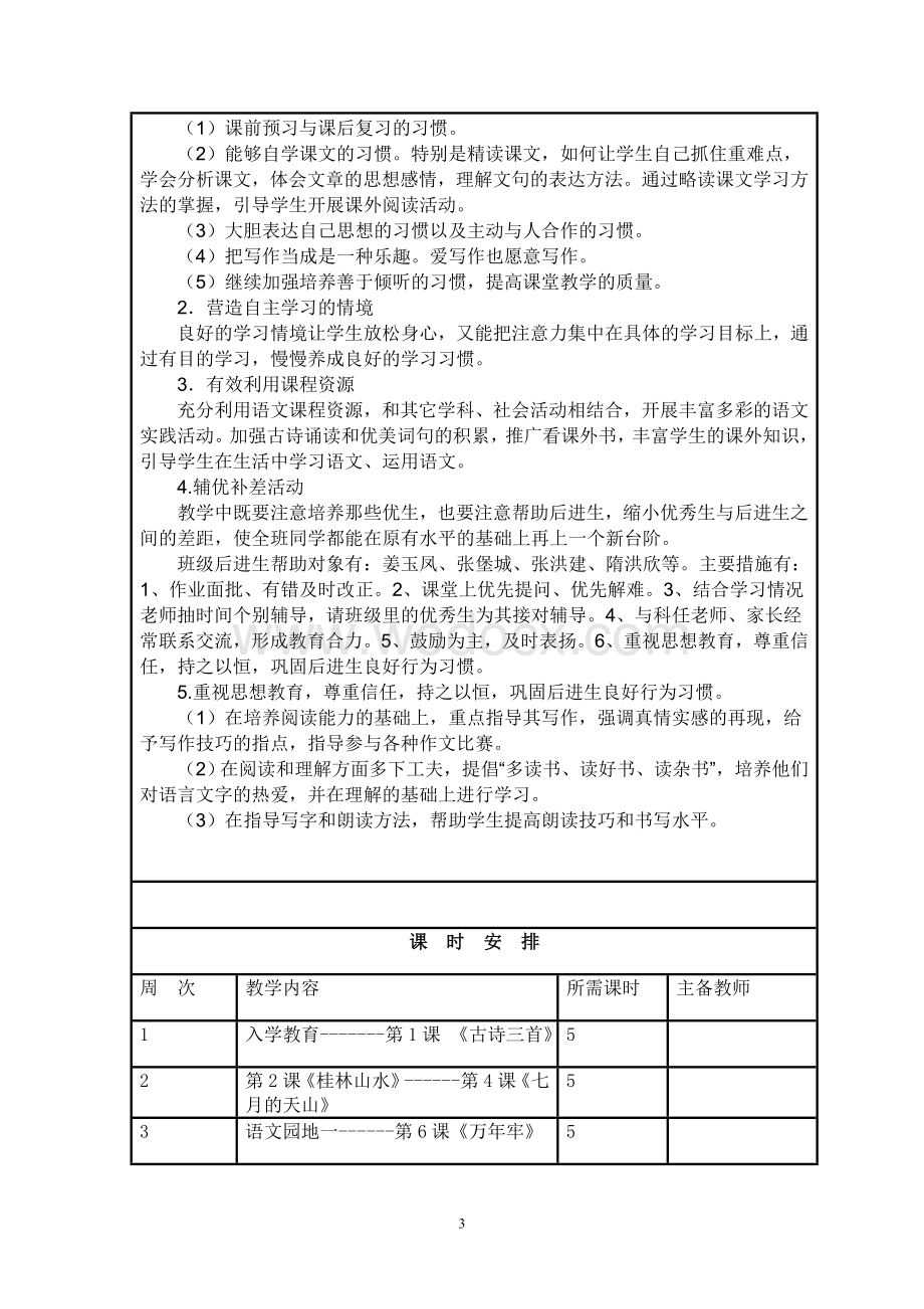 人教部编小学四年级全册语文集体备课课件资料.doc_第3页