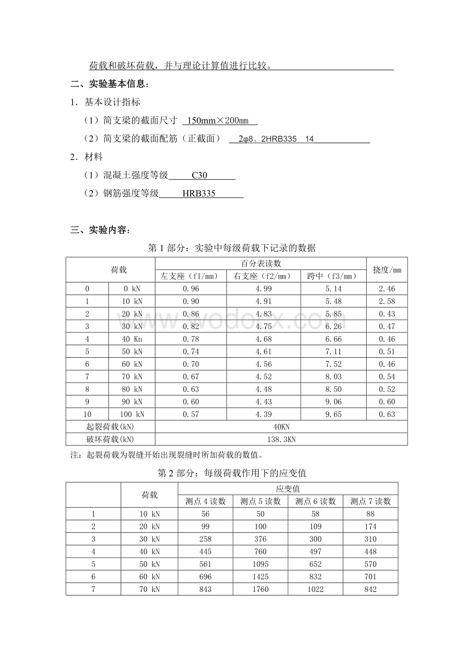 大工秋《土木工程实验(二)》实验报告及答案.doc_第3页