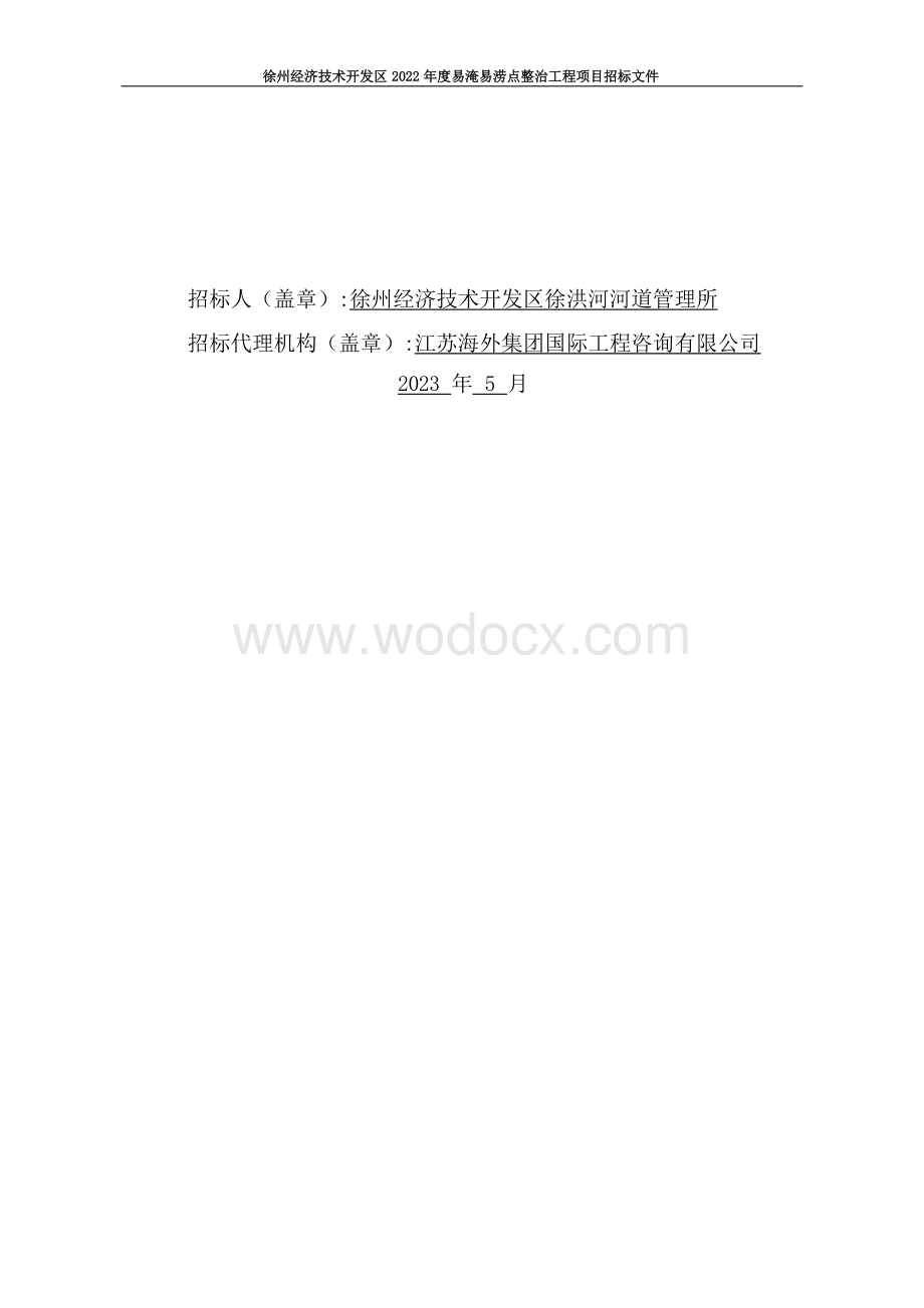 易淹易涝点整治工程项目一标段招标文件.docx_第2页