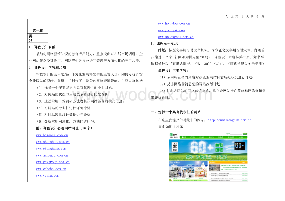 《网络营销》实验报告期末测试.doc_第1页