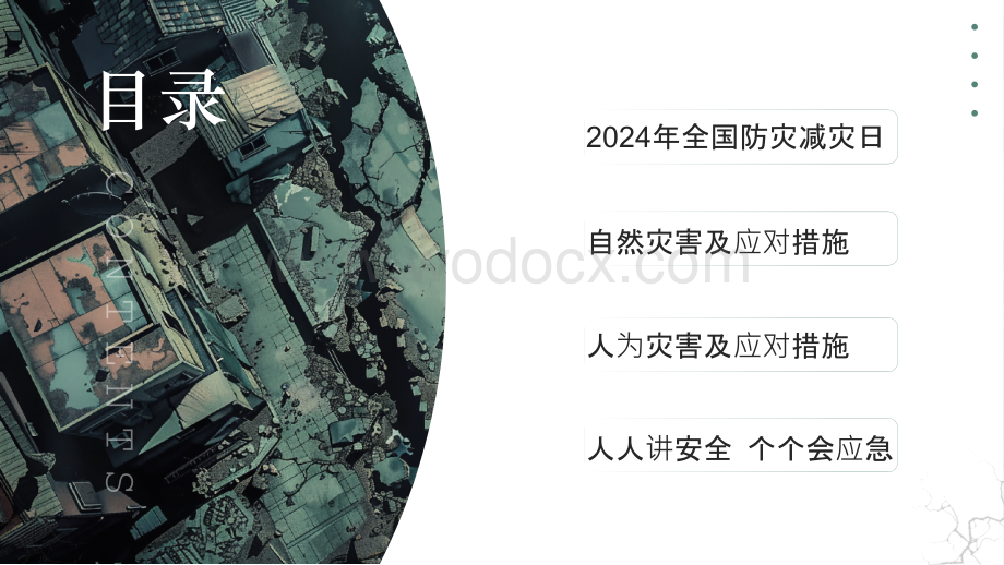 2024年全国防灾减灾日PPT模板.pptx_第2页