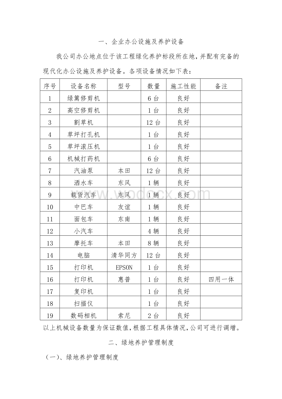 园林绿化工程养护施工组织设计.doc_第2页