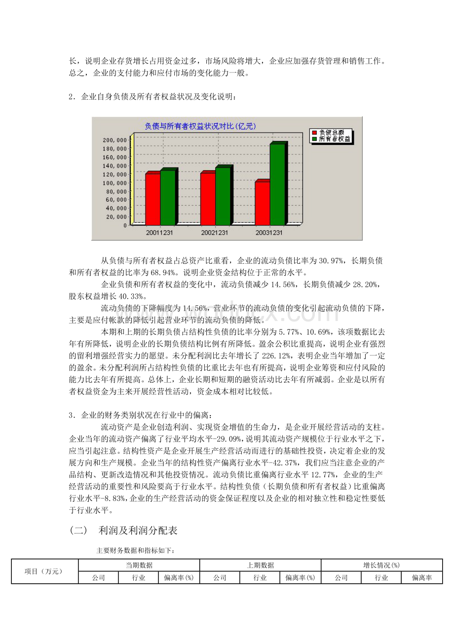 某某公司财务分析报告模版 .doc_第3页