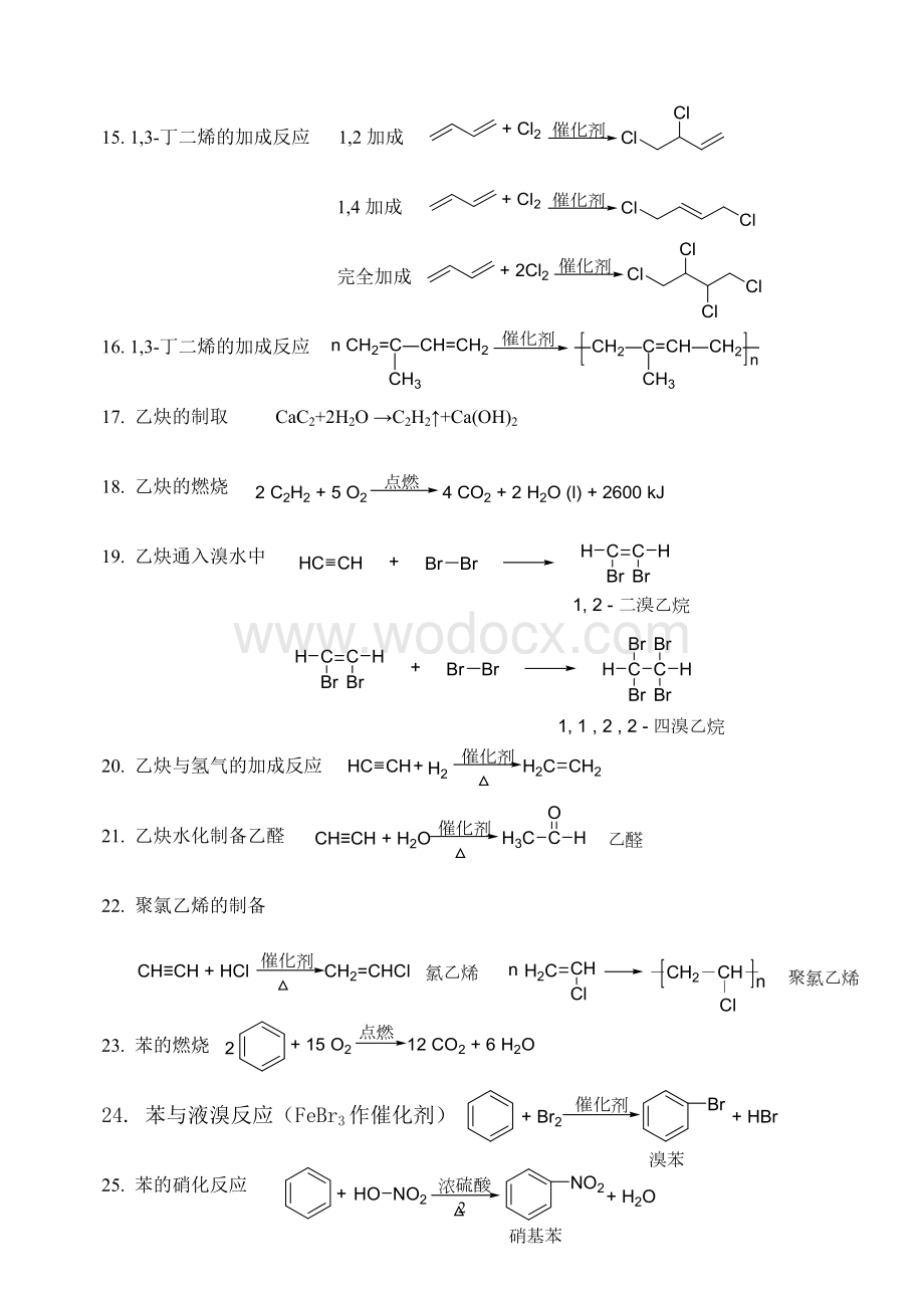 有机化学方程式汇总.doc_第2页