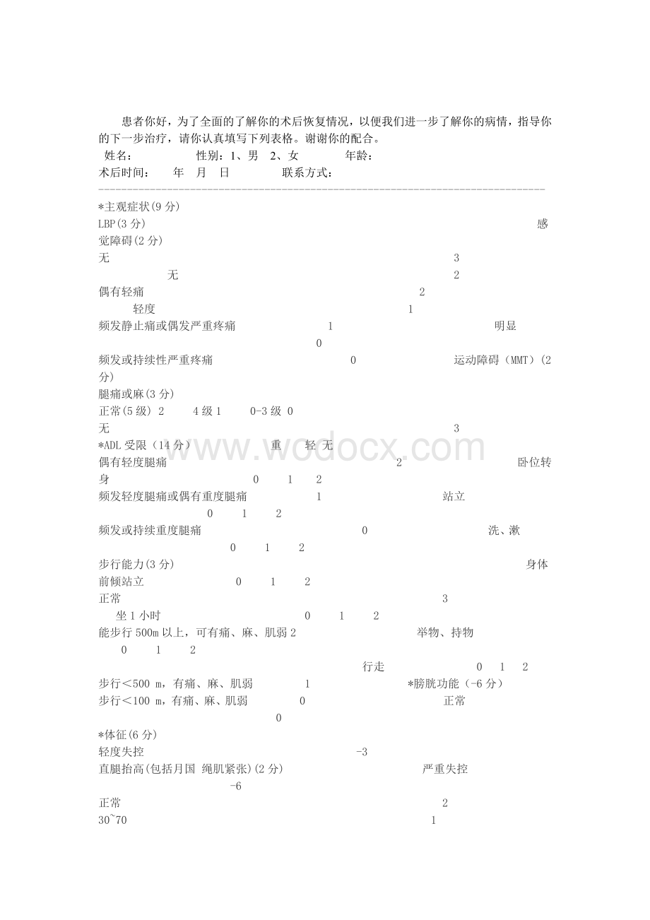 骨科功能评分标准.doc_第3页