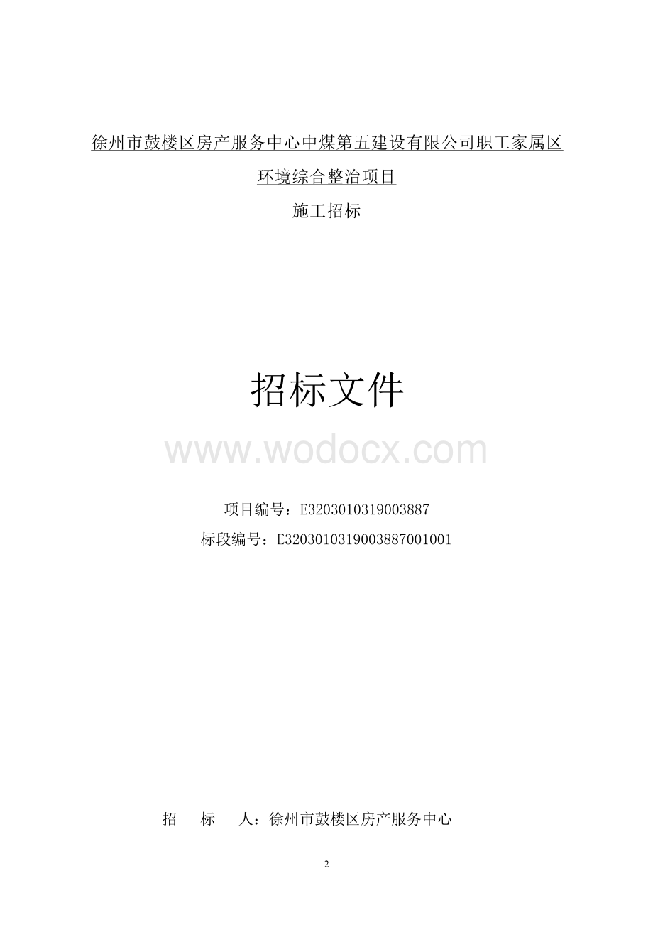 职工家属区环境综合整治项目招标文件.docx_第3页