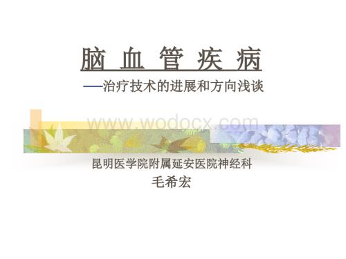 脑血管病讲座.ppt