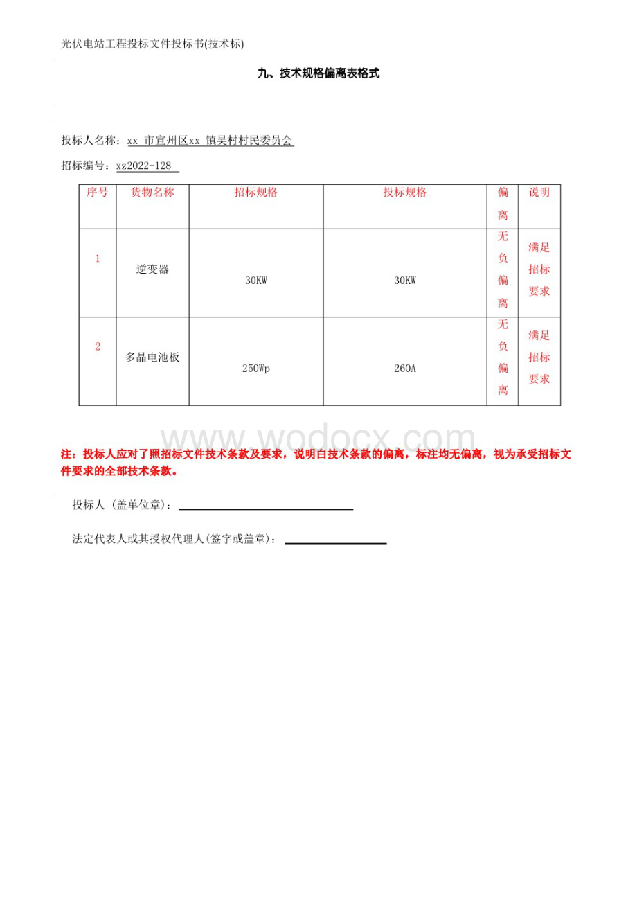 某光伏电站工程投标文件（技术部分）.pdf_第2页