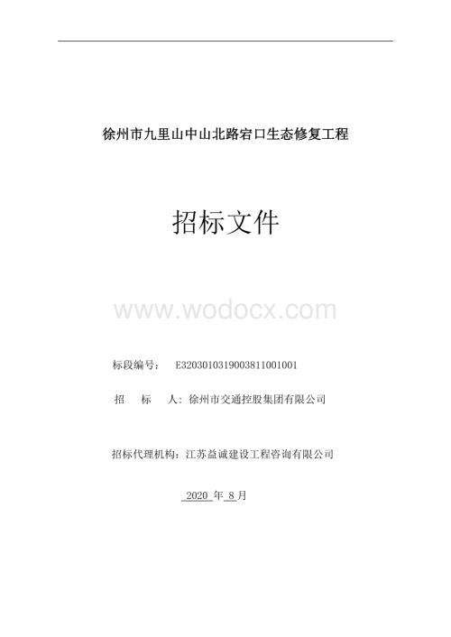 中山北路宕口生态修复工程招标文件.pdf