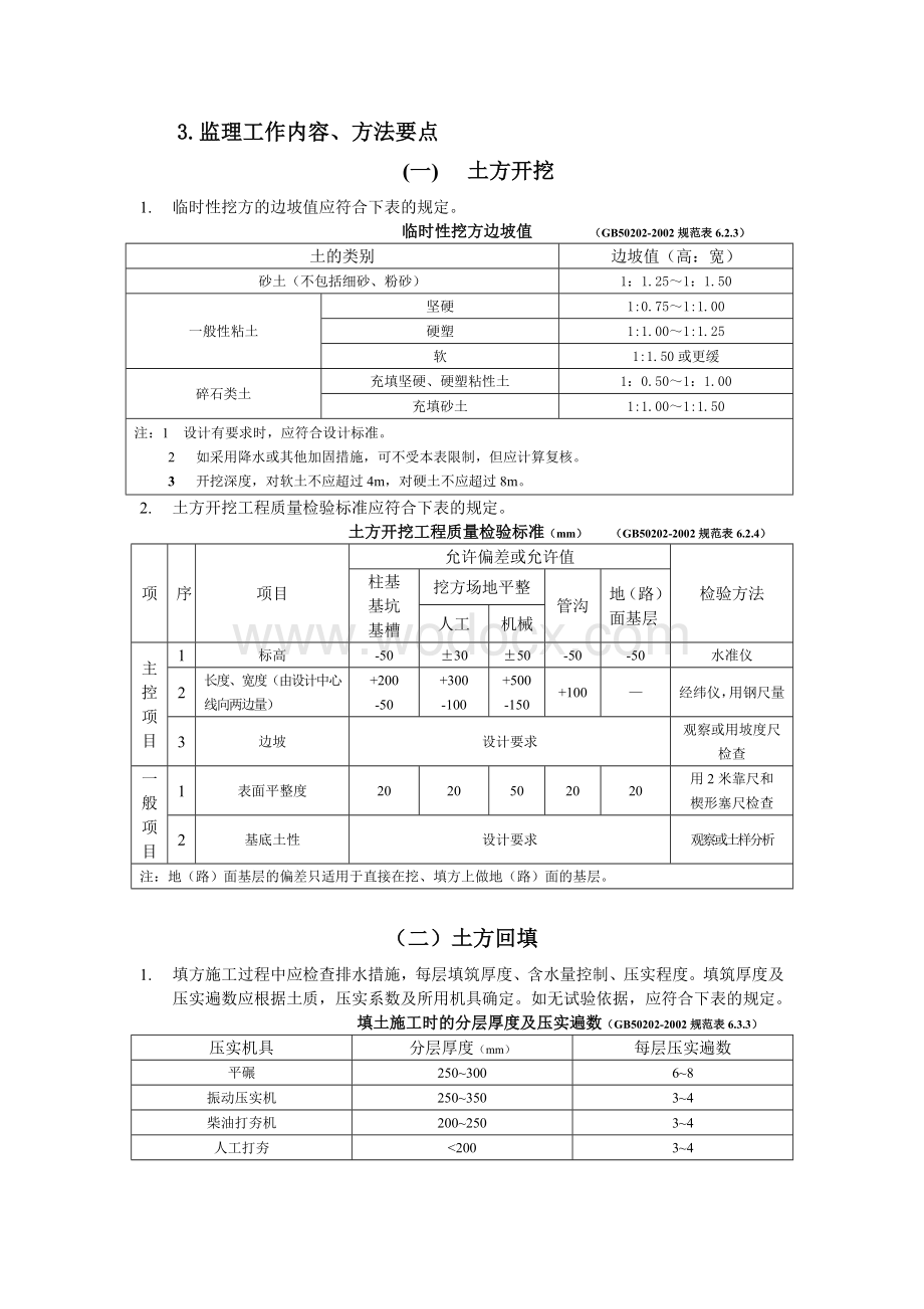 土方工程施工质量监理实施细则(手册).doc_第3页